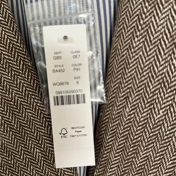 J.Crew Bristol Blazer Size 6 NWT - Picture 6 of 7
